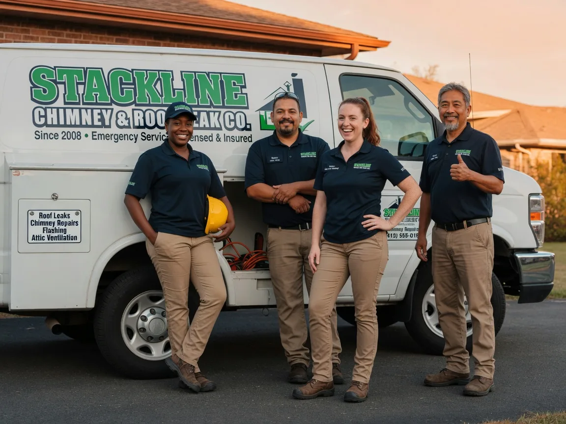 Chimney flashing repair company in Trumbull, NE